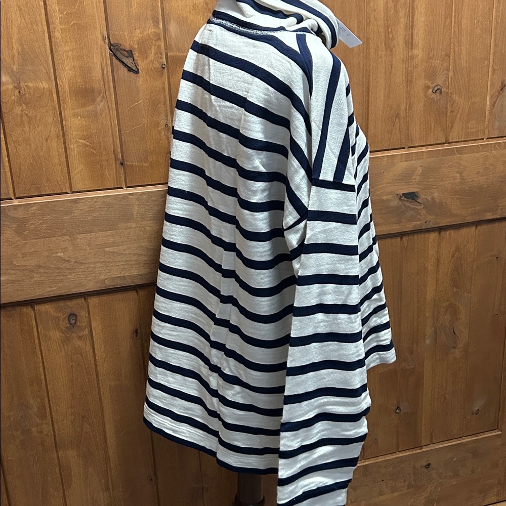 NWT JCrew Vintage Cotton Terry Turtleneck Soft Cottage Preppy Coastal Size XL - Picture 6 of 10